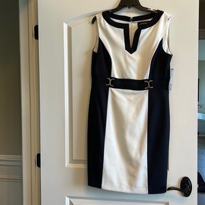 Black and white dress